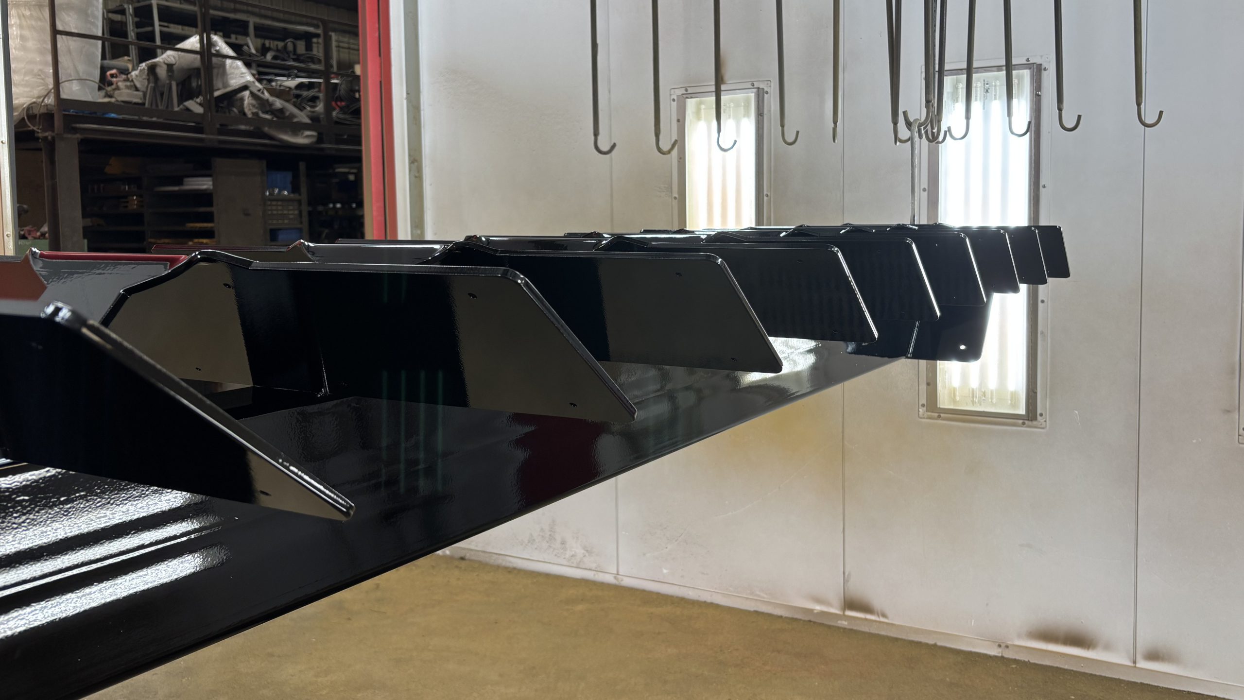 Peinture industrielle d'un assemblage soudé fait par Conception PMB